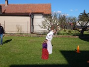 Čarodějnické odpoledne s rodiči na školní zahradě